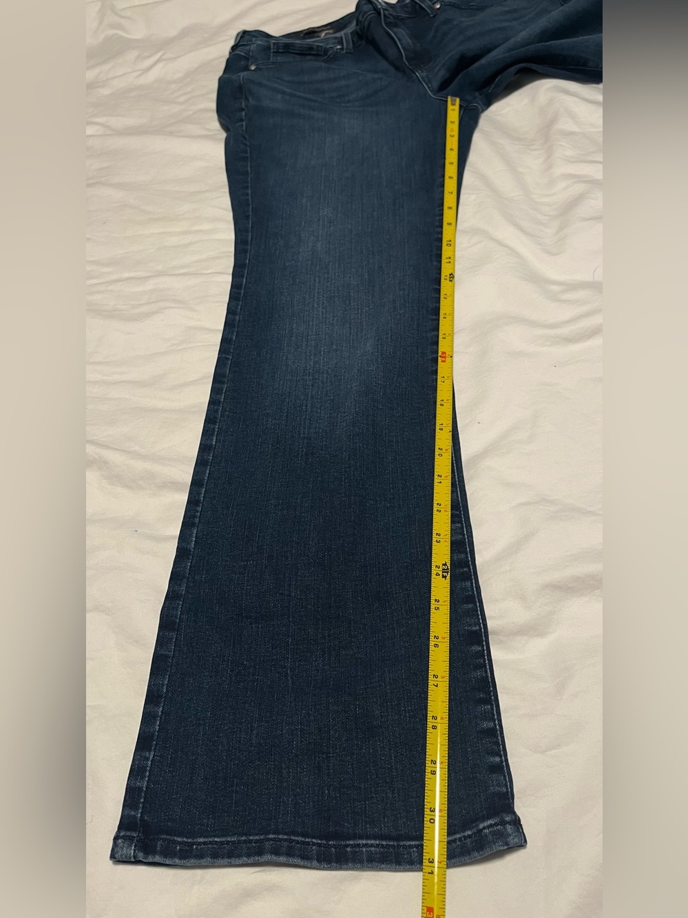 Women’s Plus  NYDJ BARBARA BOOTCUT Mid- Blue  High - Rise Jeans Size 14 - Picture 10 of 11